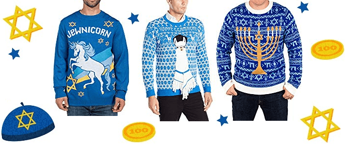 5 Funny Hanukkah Sweaters for Men