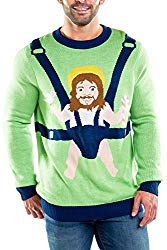 Jesus ugly Christmas Sweater in a baby bjorne 