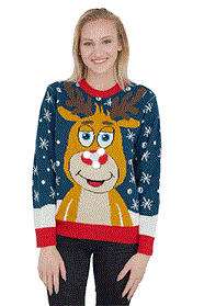 fidget spinner reindeer sweater, ugly christmas sweater with fidget spinner