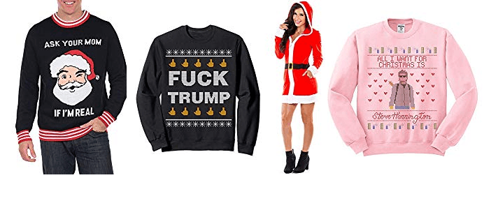 Types of Ugly Christmas Sweaters