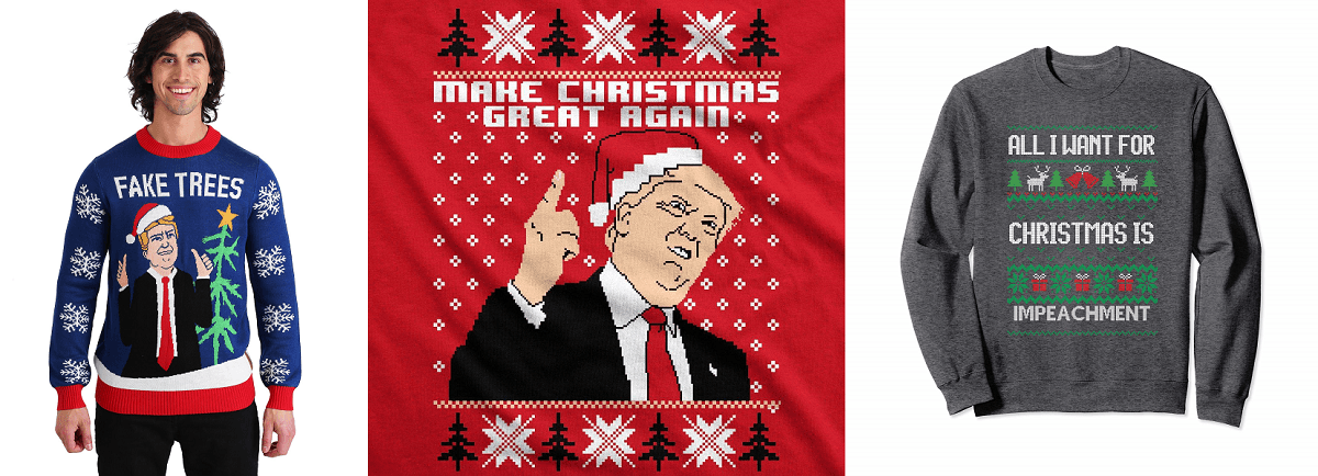 Donald Trump Ugly Christmas sweaters for 2019